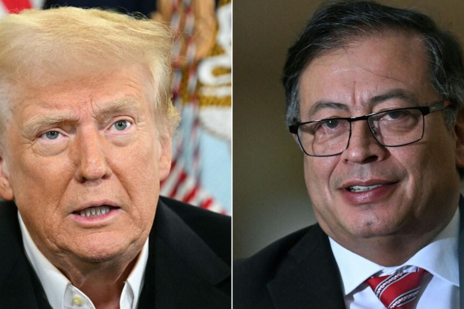 Donald Trump e Gustavo Petro