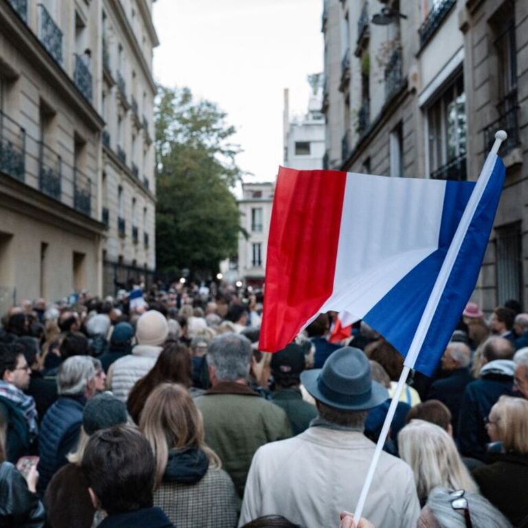 Manifestazione di solidarietà per Sarkozy