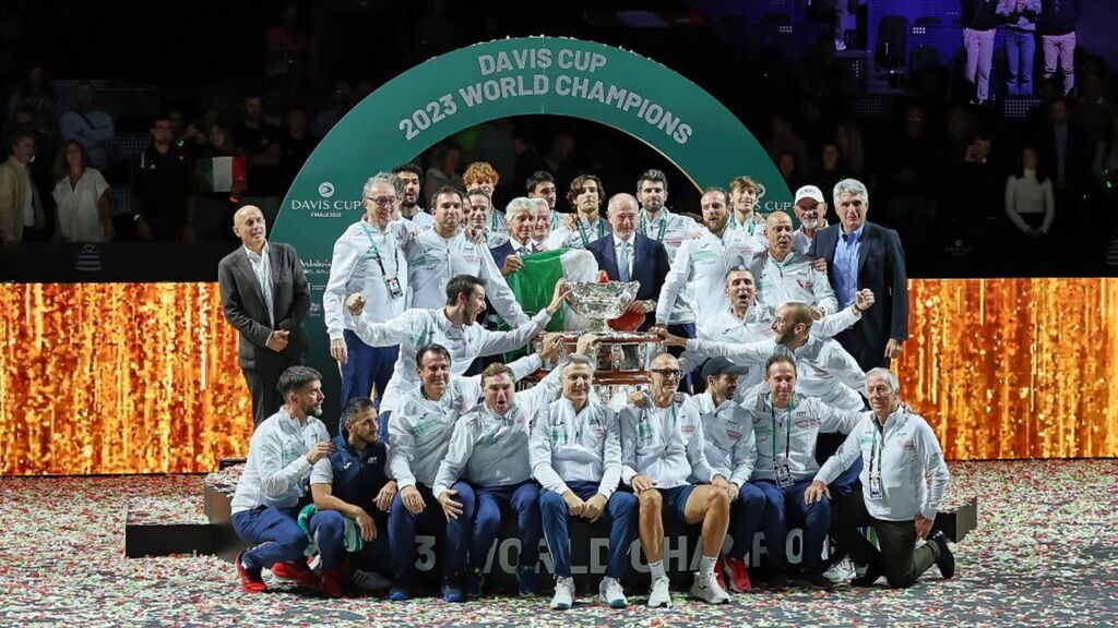 L'Italia vincitrice della Coppa Davis 2023