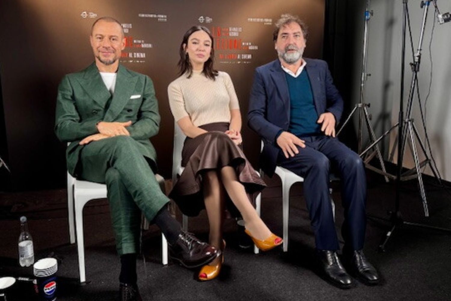 Stefano Accorsi, Matilda De Angelis e Stefano Mordini