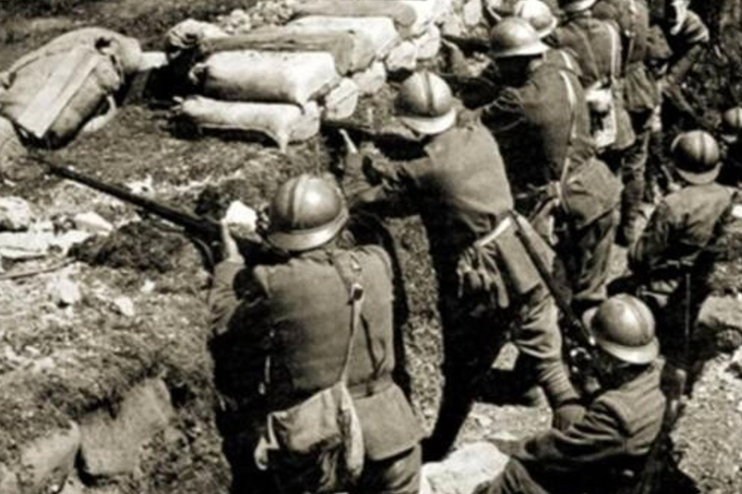 Trincee battaglia Vittorio Veneto