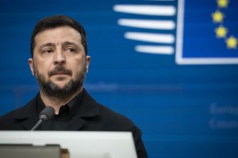 Volodymyr Zelensky al Consiglio europeo a Bruxelles