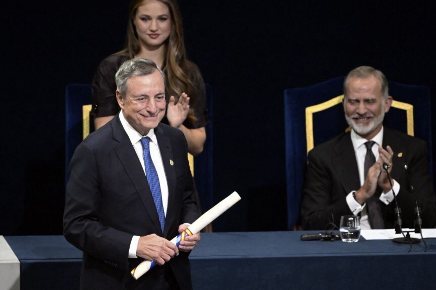Mario Draghi riceve il Princess of Asturias Award per la cooperazione internazionale