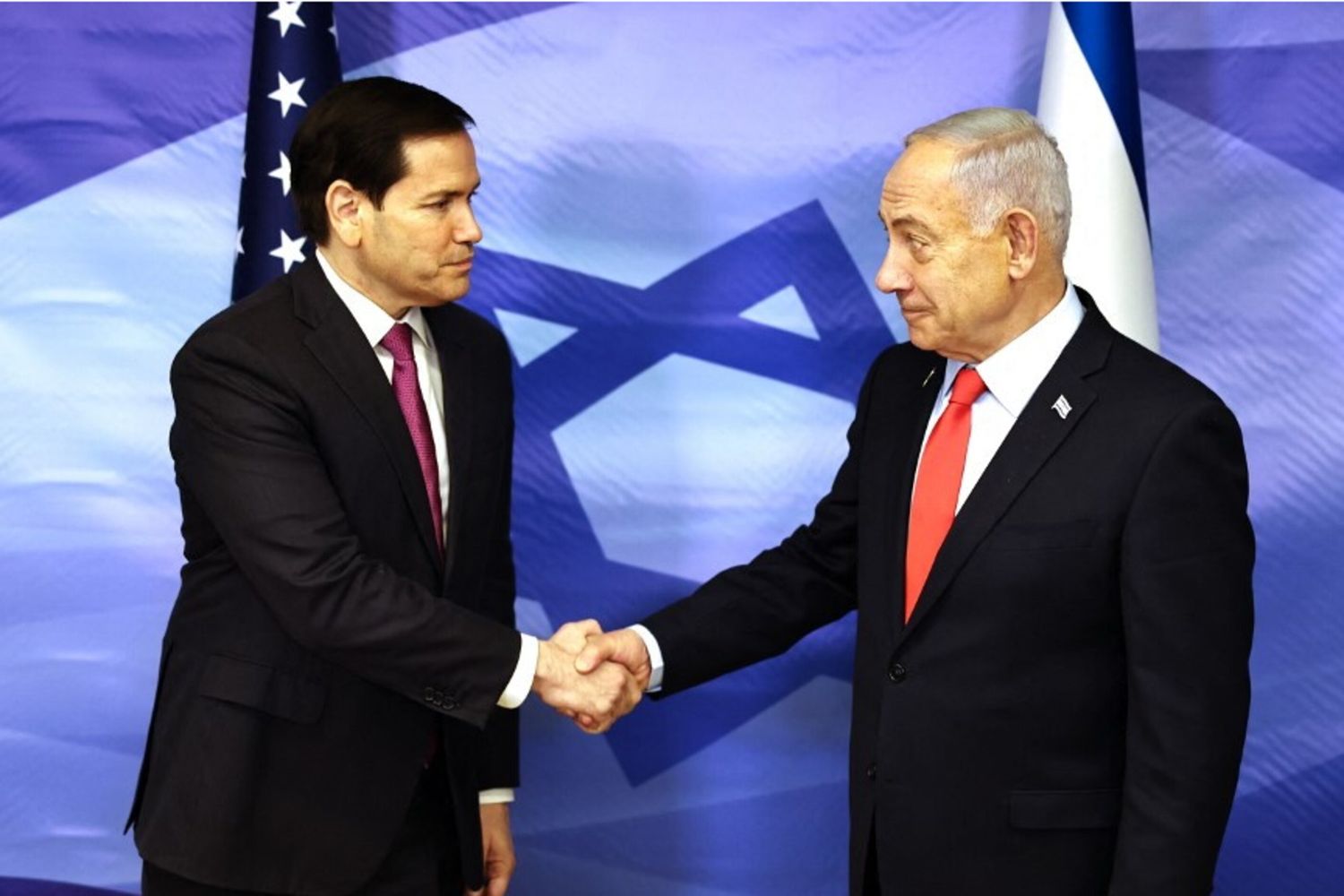 Marco Rubio e Benjamin Netanyahu