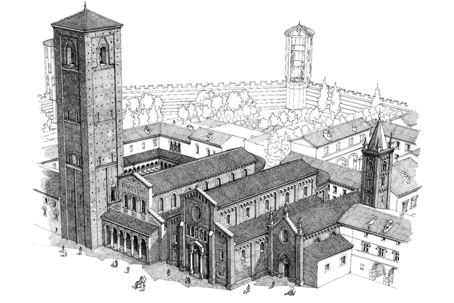 La Torino antica torna a rivivere con i disegni di Francesco Corni