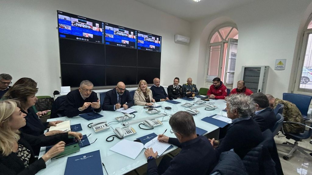 Il CCS attivato presso la Prefettura di Avellino