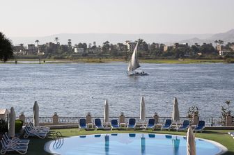 Il Nilo all'altezza di Luxor