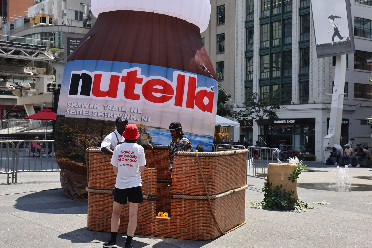 Una installazione dedicata alla Nutella