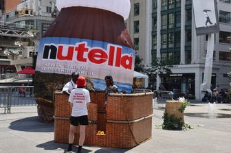 Una installazione dedicata alla Nutella