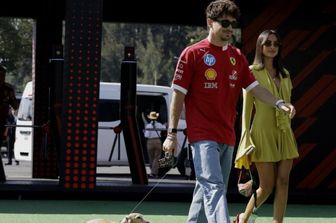 Charles Leclerc e Alexandra Saint Mleux