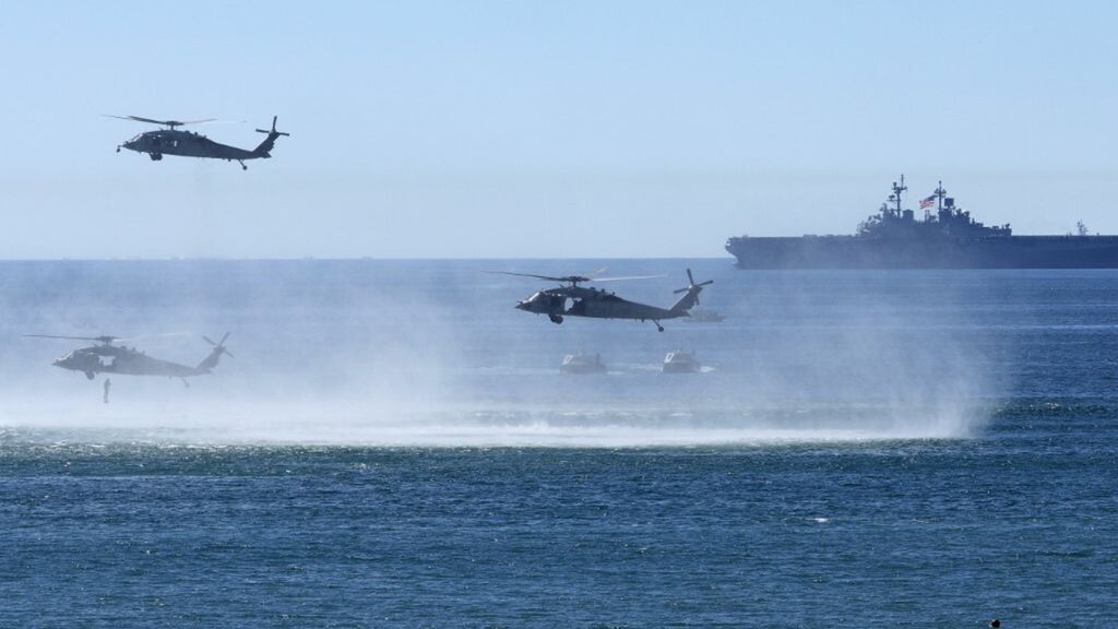 Esercitazione della Marina Usa