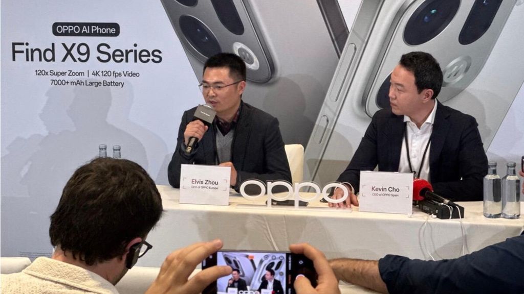 Elvis Zhou (CEO OPPO Europe) e Kevin Cho (CEO OPPO Spain)