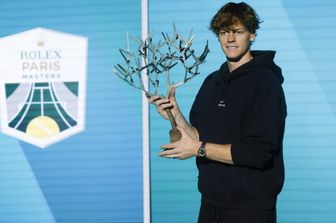 Jannik Sinner, fresco vincitore del Masters 1000 di Parigi