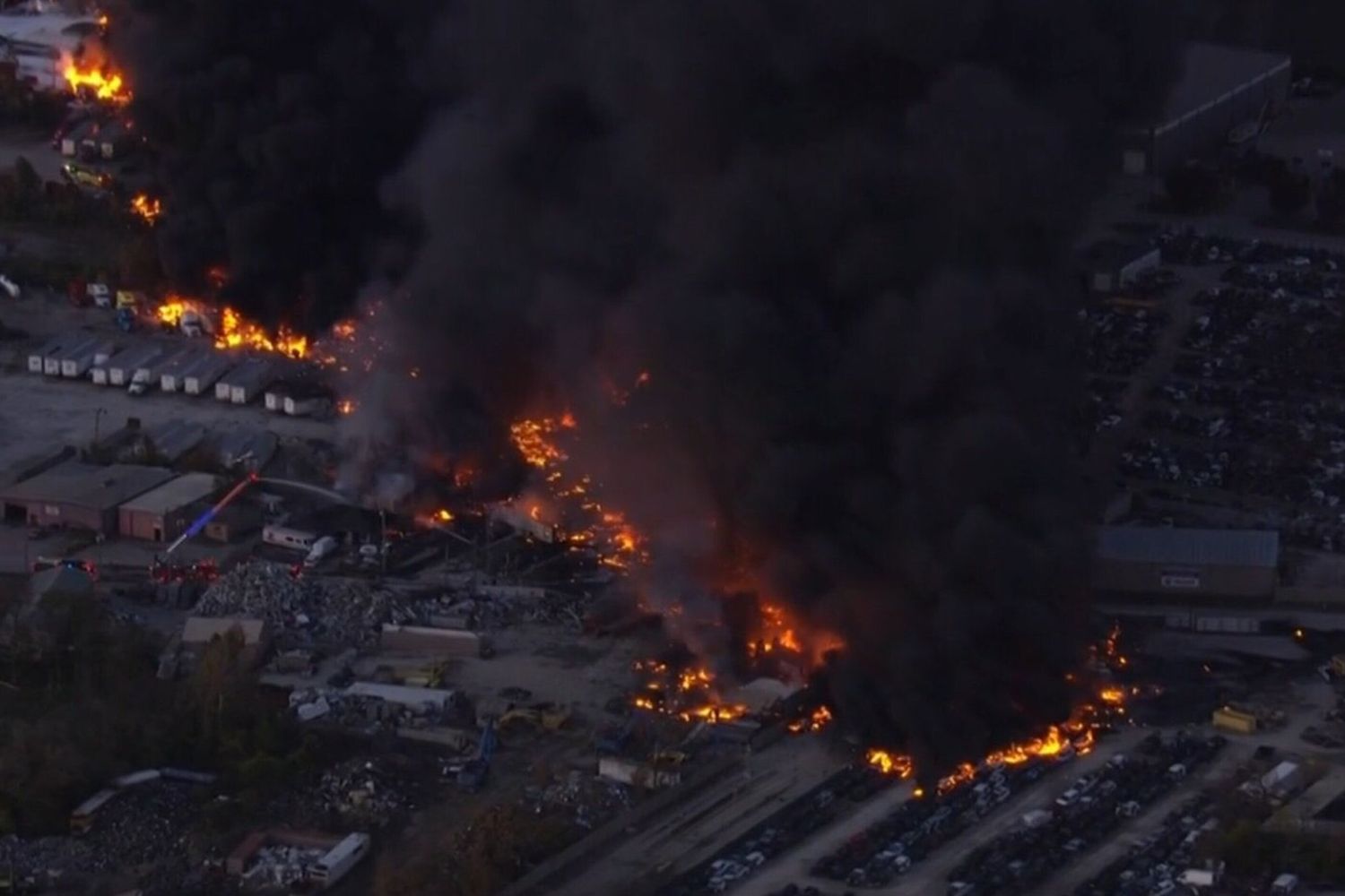 L'immagine dall'alto dell'incidente aereo nel Kentucky