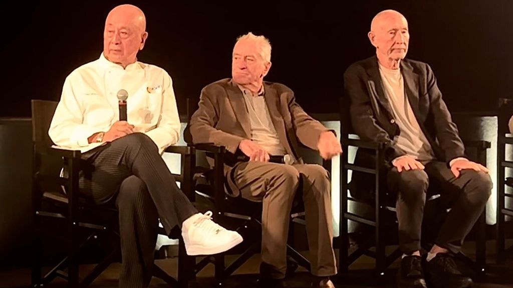 Chef Nobu Matsuhisa, Robert De Niro e Meir Teper a Roma per l'apertura del loro Nobu Hotel and Restaurant Roma
