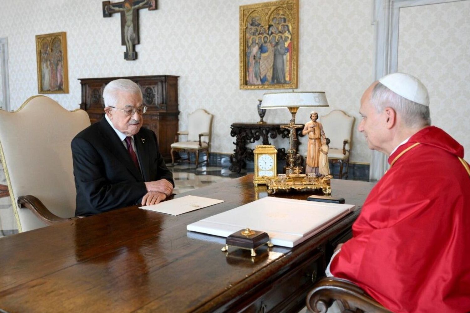 Il colloquio tra Papa Leone XIV e Abbas