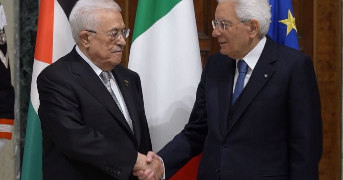 mattarella riceve abu mazen l anp 232 un interlocutore fondamentale