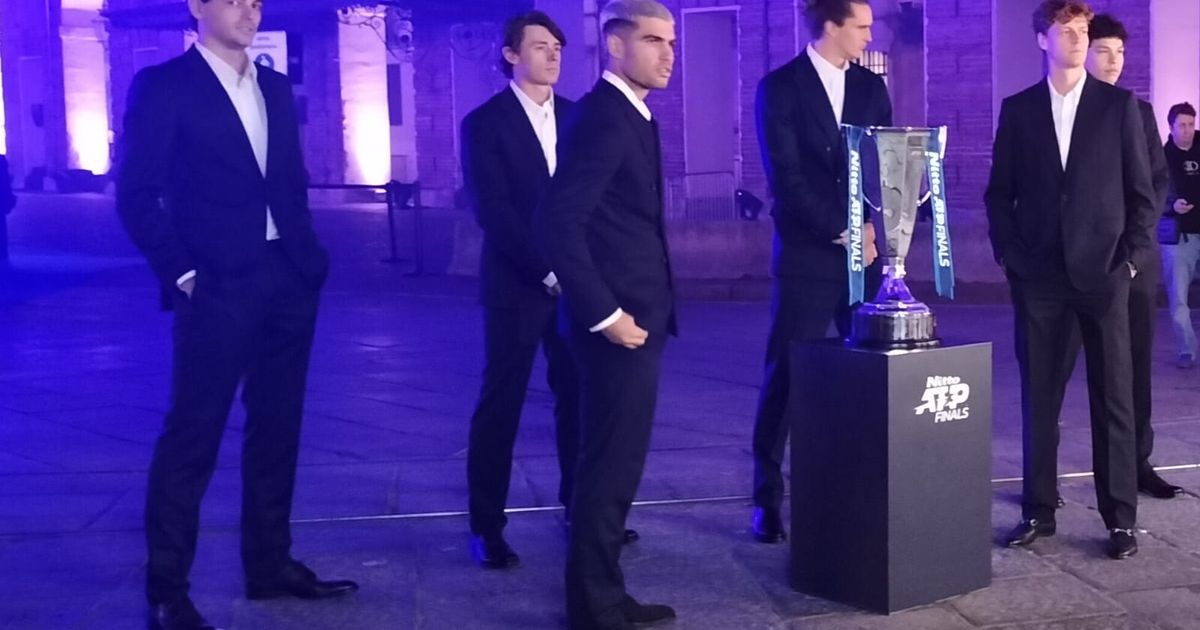 Finals di Torino, i campioni di tennis sfilano sul 