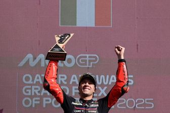 Marco Bezzecchi dell'Aprilia Racing team