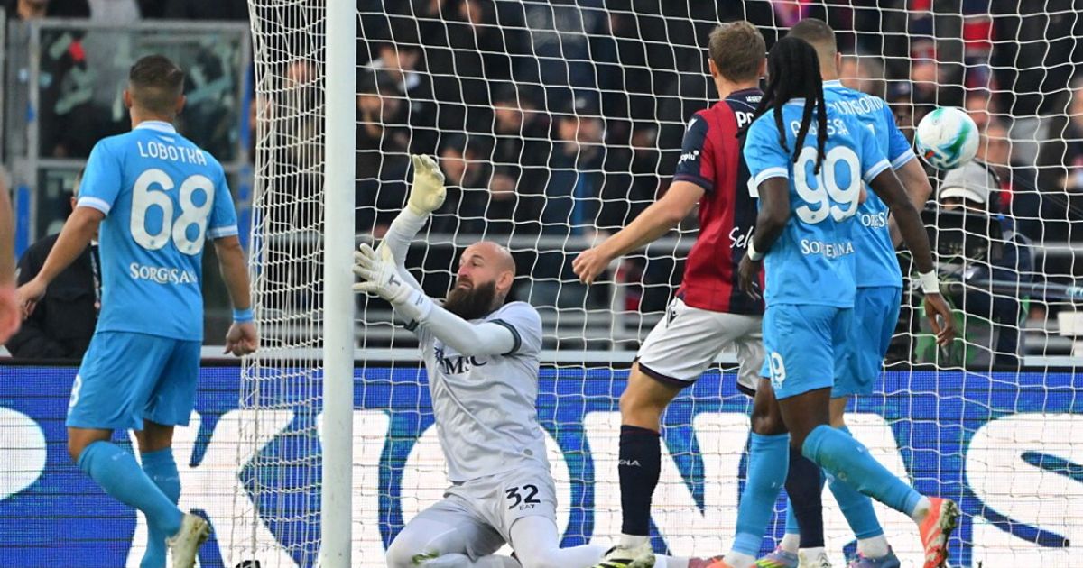 Il Napoli cade a Bologna, sconfitto 2-0
