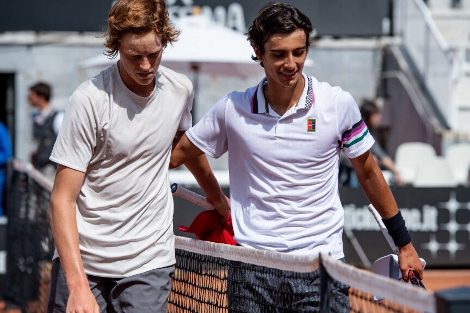 Jannik Sinner e Lorenzo Musetti