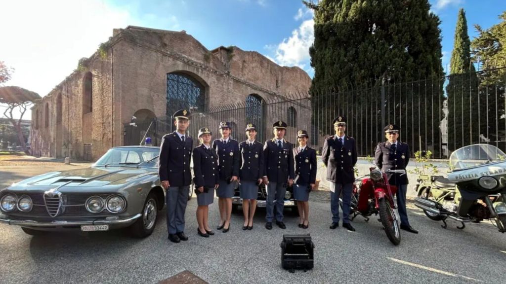 Vetture storiche della Polizia di Stato