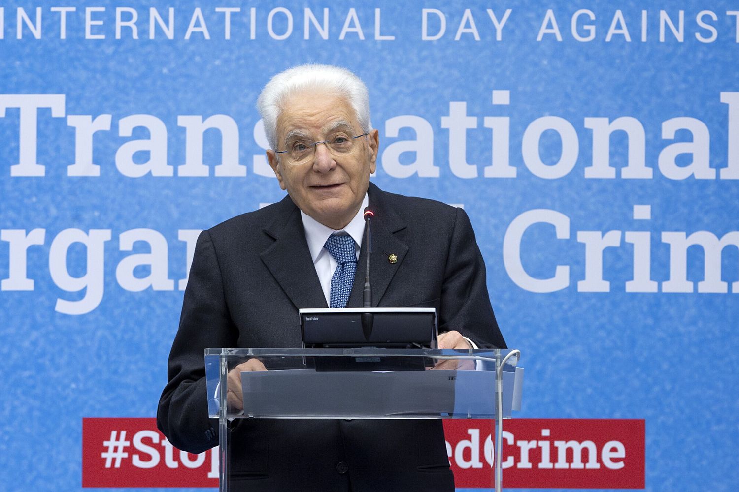 Il presidente della Repubblica Sergio Mattarella