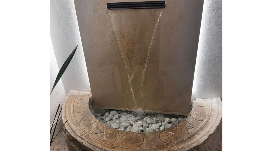 Fontana romana all'interno di Tribuna Campitelli