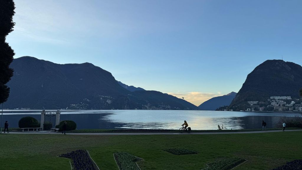 Lago di Lugano a pochi metri da Villa Ciani una delle location del Lugano Global Forum