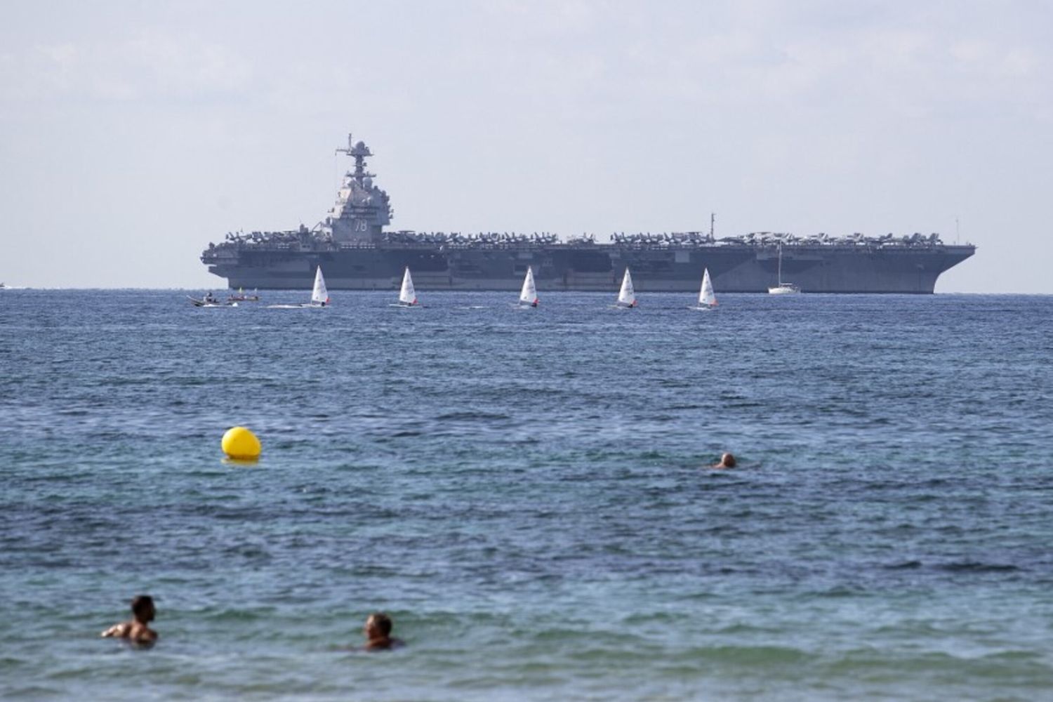 La portaerei USS Gerald R. Ford