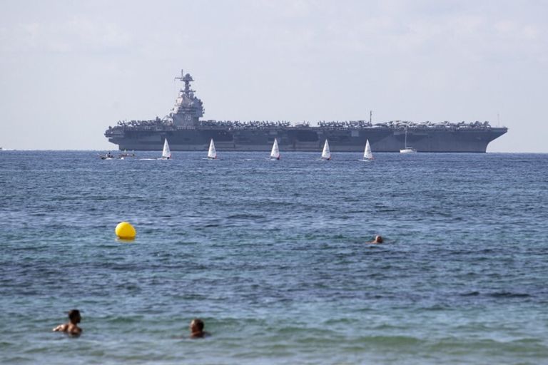 La portaerei USS Gerald R. Ford