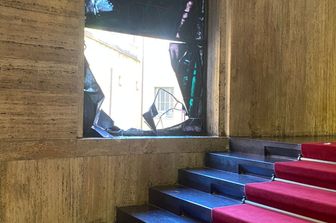 La vetrata di Sironi del Mimit