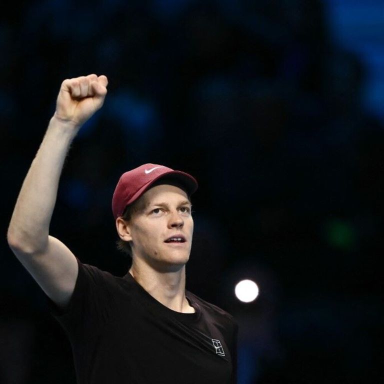 Sinner esulta dopo la vittoria contro Shelton