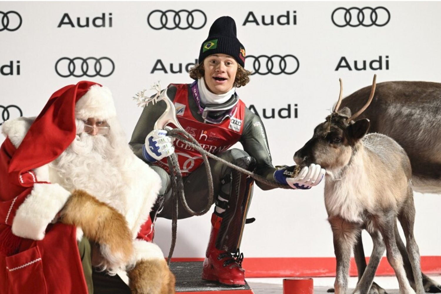 Il vincitore brasiliano Lucas Pinheiro Braathen