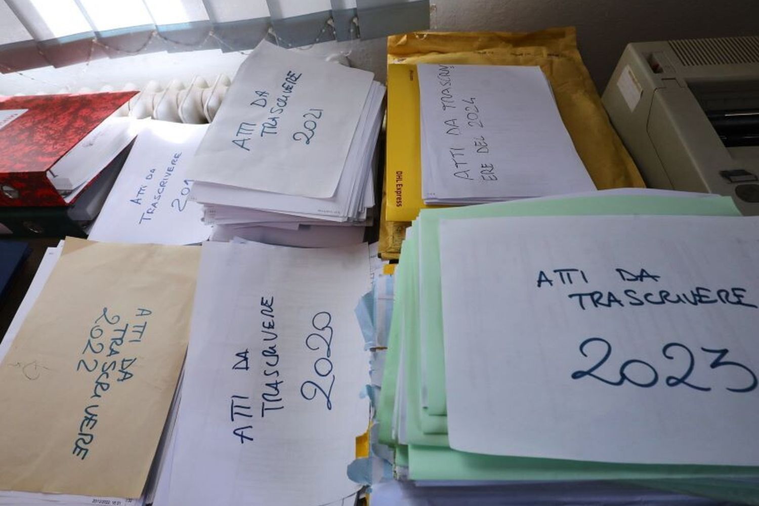 Plichi con le richieste della cittadinanza italiana