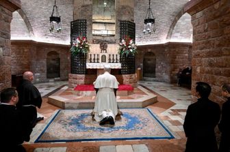 Papa Leone ad Assisi