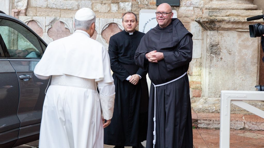 Papa Leone ad Assisi