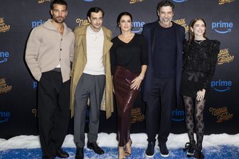 Cast di 'Natale senza Babbo' con Luisa Ranieri e Alessandro Gassmann