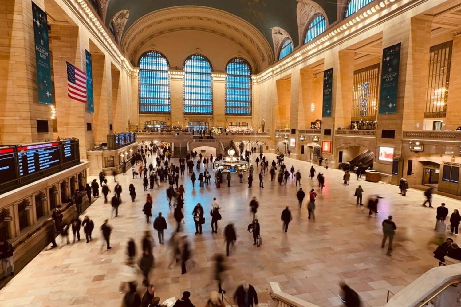 Nel cuore della 'rush hour' di New York