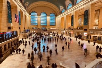 Nel cuore della 'rush hour' di New York
