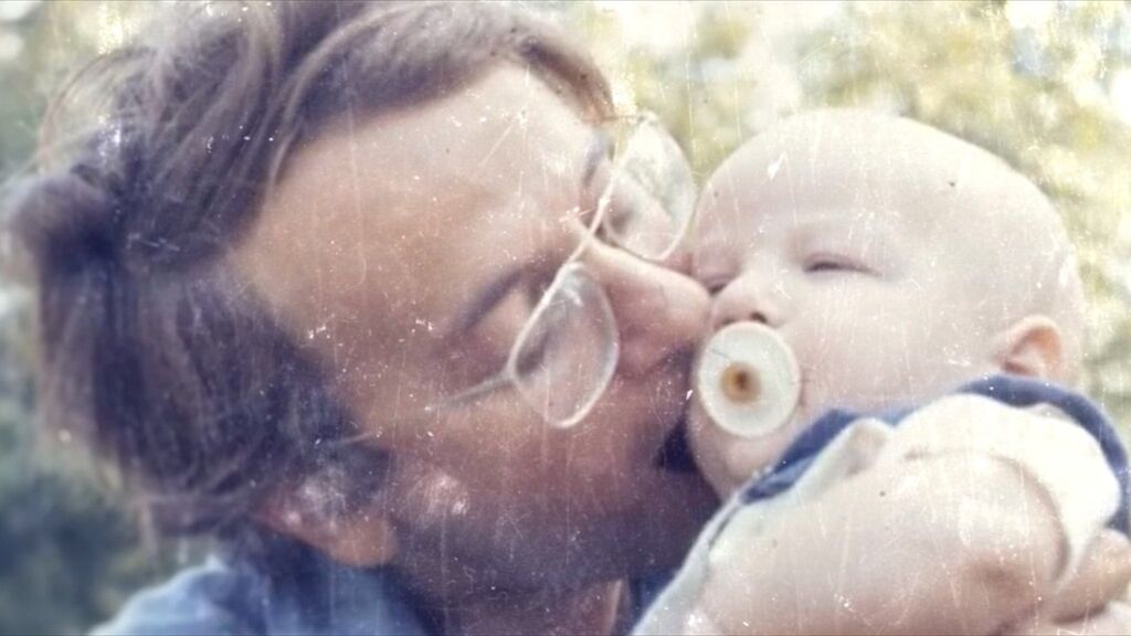 Ezio Tarantelli con il figlio Luca