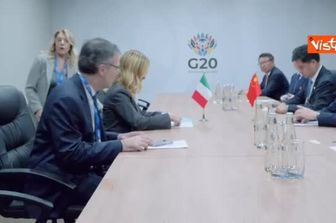 Meloni incontra il Primo Ministro cinese Li Qiang per un bilaterale al G20 Sudafrica