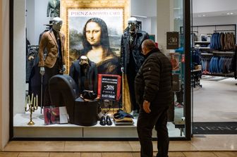 Un negozio durante il Black Friday&nbsp;