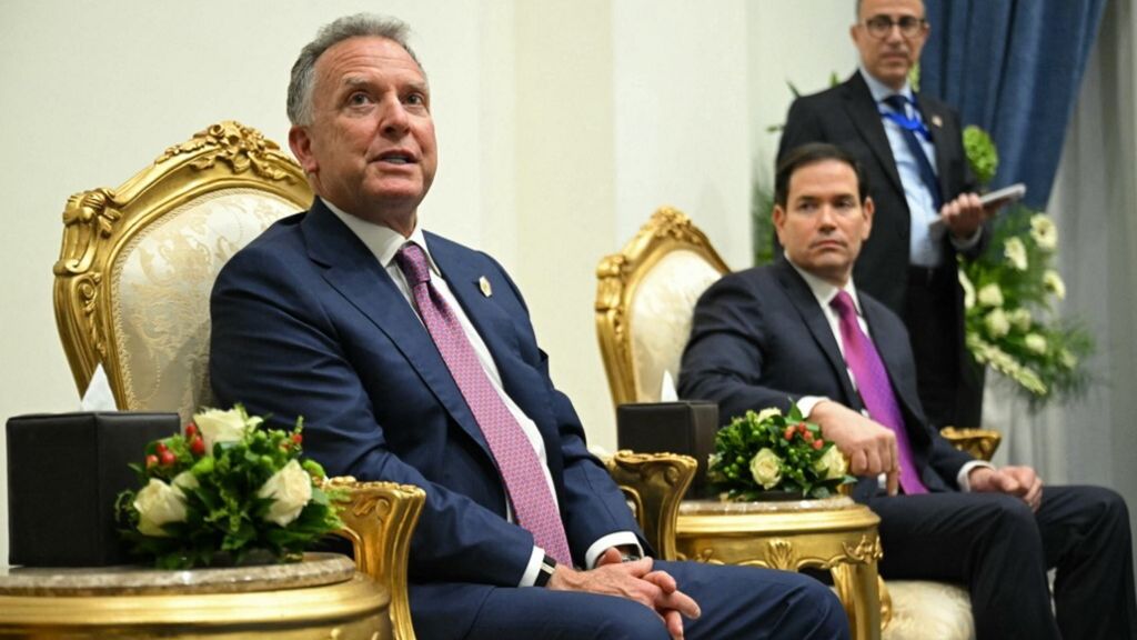 L'inviato speciale della Casa Bianca per il Medio Oriente, Steve Witkoff (a sinistra), e il Segretario di Stato americano Marco Rubio