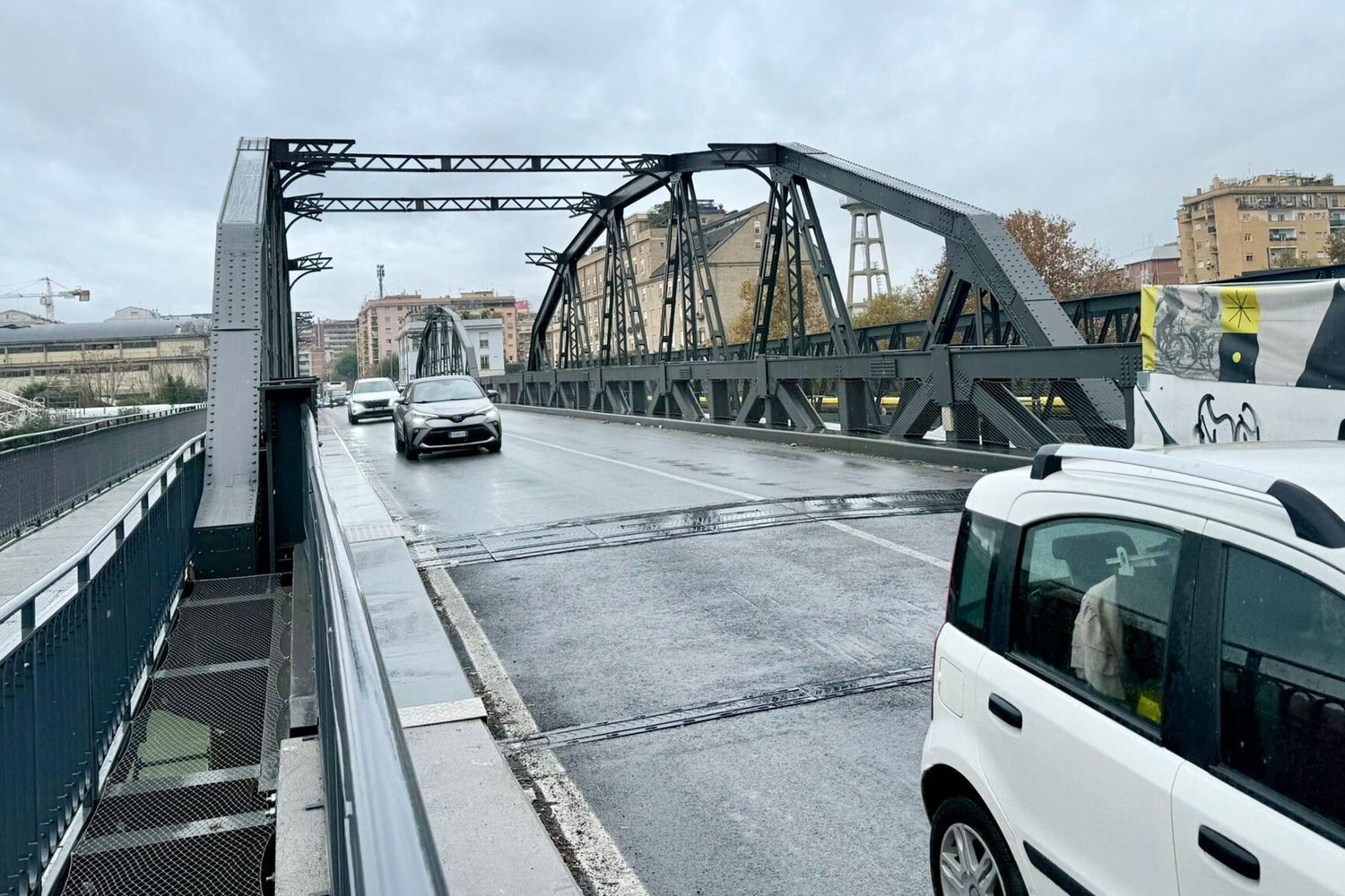 Il nuovo Ponte dell'industria a Roma