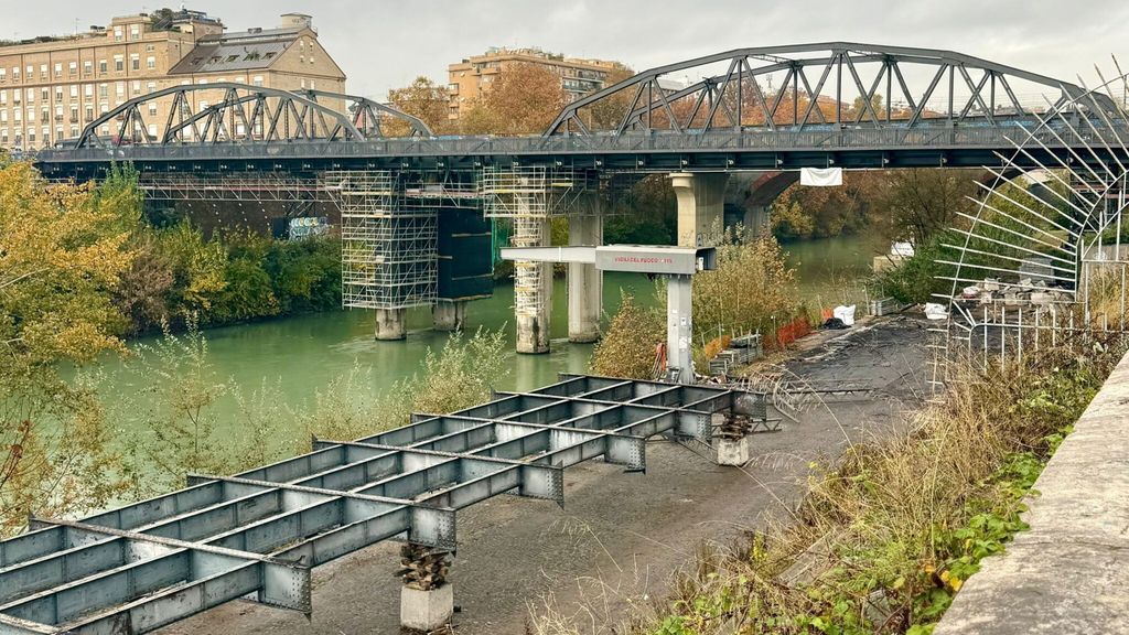Il nuovo Ponte dell'industria a Roma