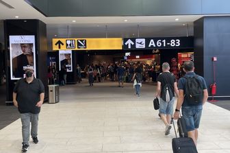 Il terminal A dell'aeroporto di Fiumicino&nbsp;
