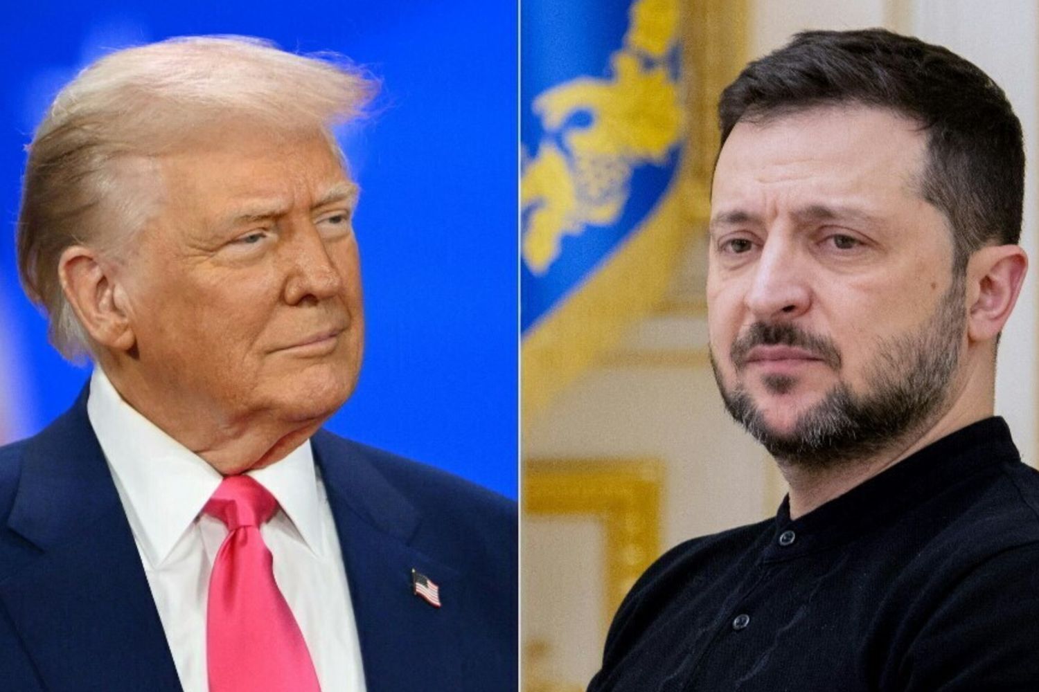 Donald Trump e Volodymyr Zelensky