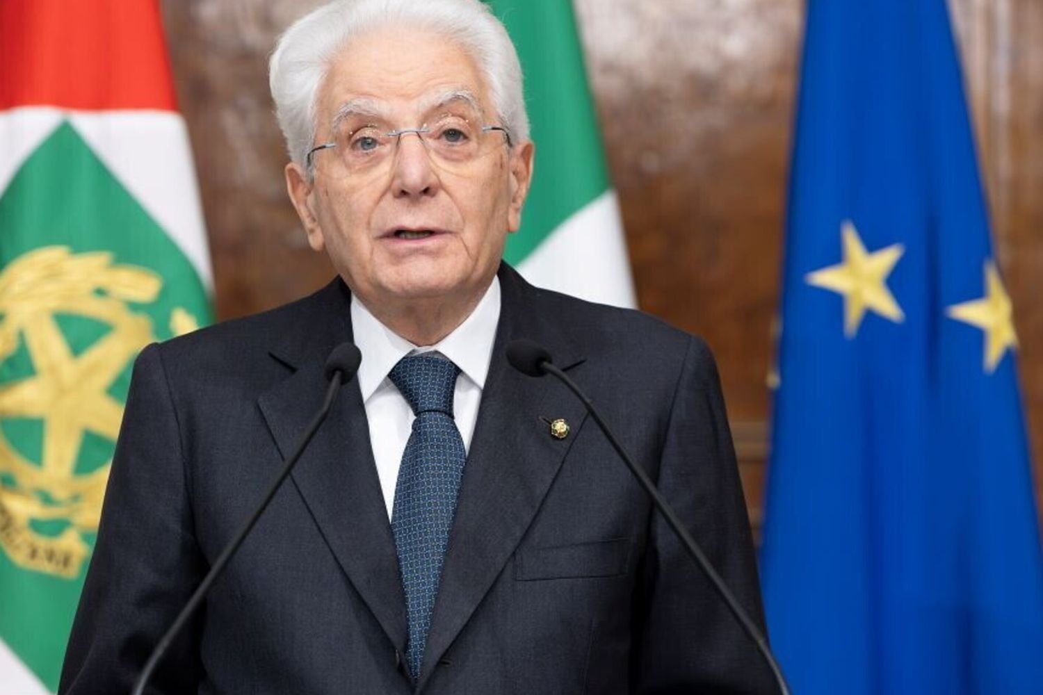 Il presidente Sergio Mattarella
