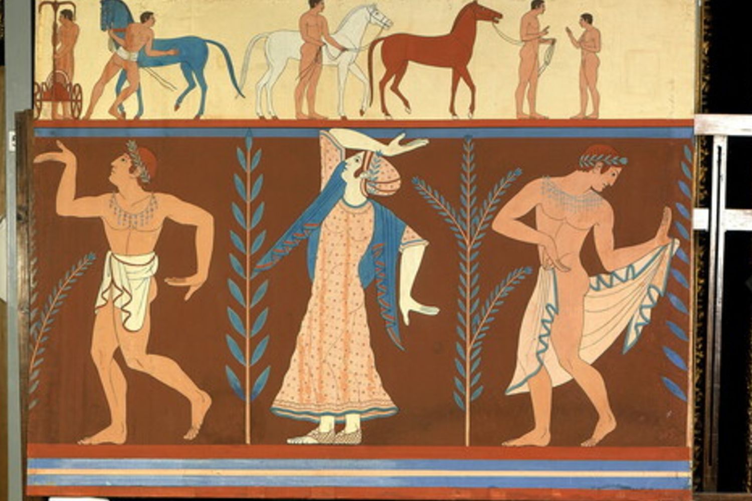 Carlo Ruspi, copia dei dipinti della Tomba delle Bighe